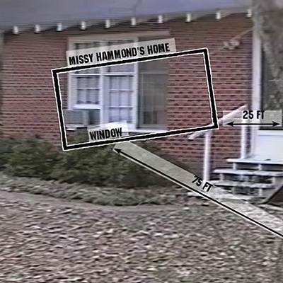 Travers' view of Hammond residence